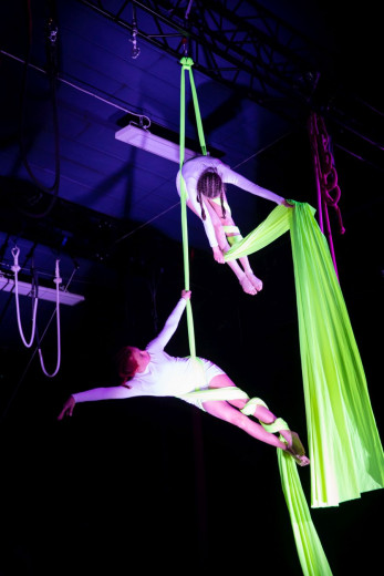 A circus acrobats