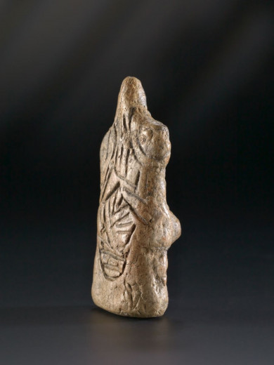 Prehistoric figurine from the collection of the Pomurje Museum.