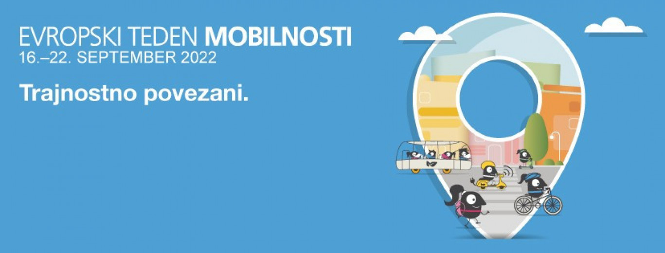 Banner Evropski teden mobilnosti 2022