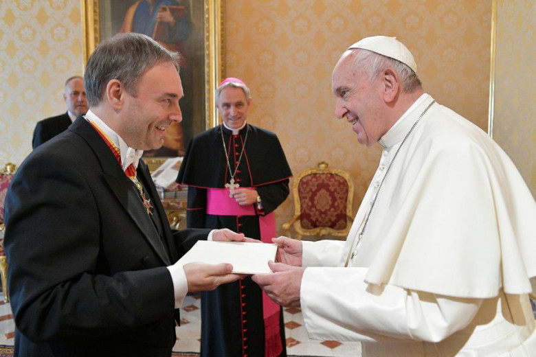 Jakob Štunf and Pope Francis