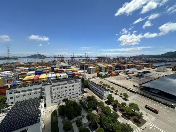 A lot of ships in the port