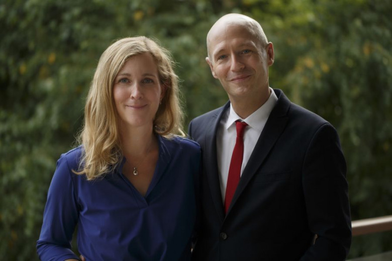 Official photo of the Ambassadors Natalie Kauther and Adrian Pollmann