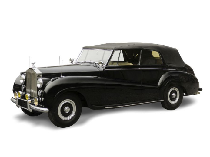 An old and elegant limousine 