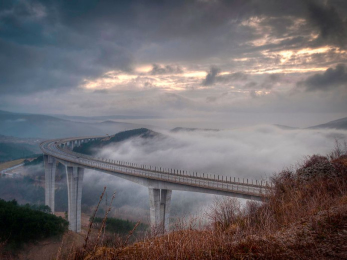 Pipenbaher drew the plans for the Črni Kal viaduct. Photo: ponting.si