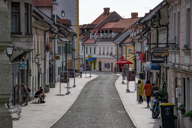 Šutna - street in the old town of Kamnik.