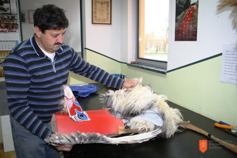 Klinc Marko, a handicraftsman from the village of Spuhlja in Prekmurje. 